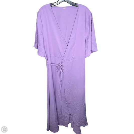 Dress Casual Maxi By Clothes Mentor In Purple, Size: 2x