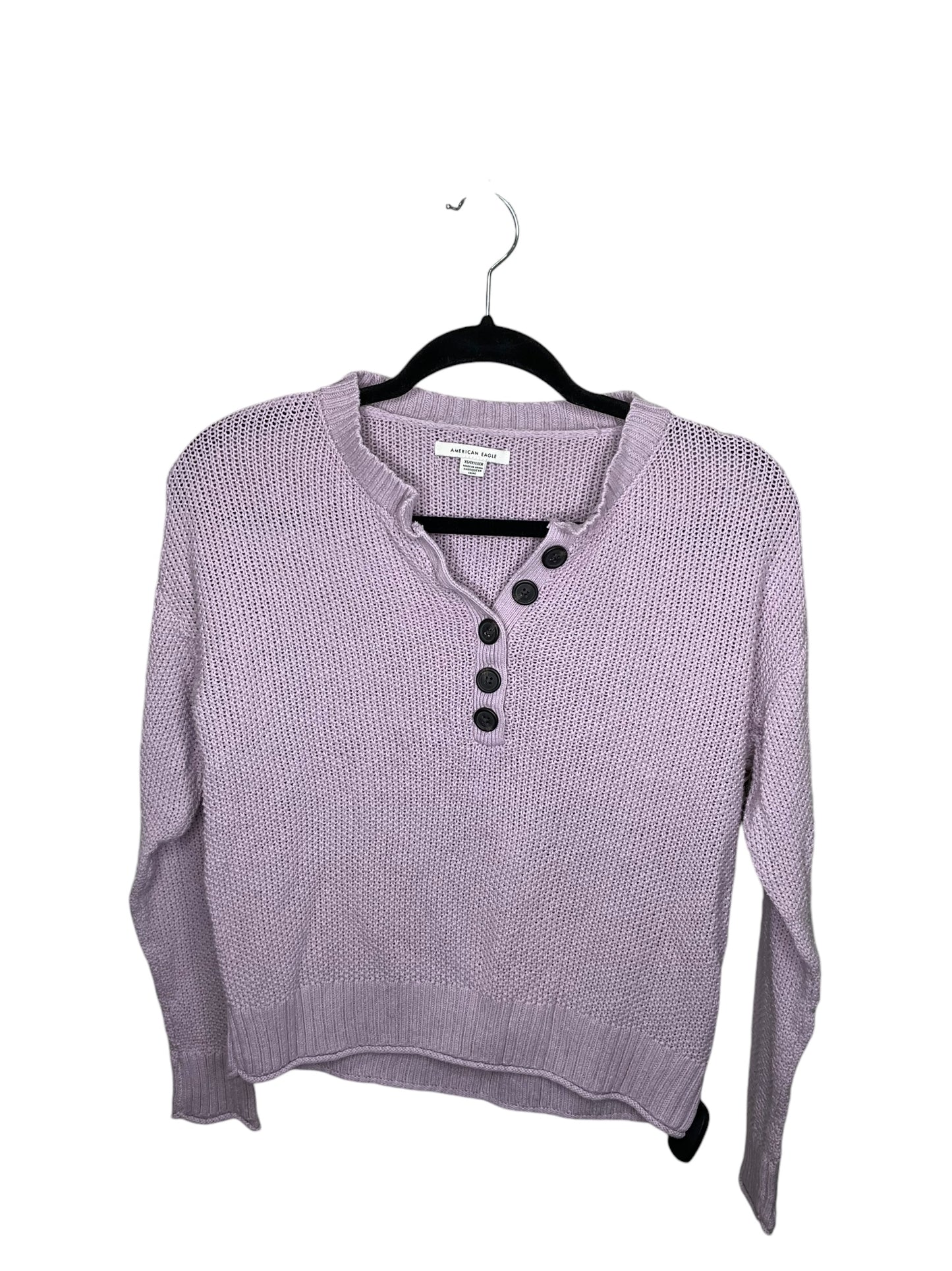 Sweater By American Eagle In Purple, Size: Xs