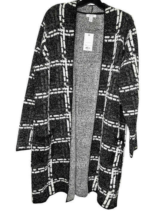 Cardigan By Nine West In Black & White, Size: Xxl