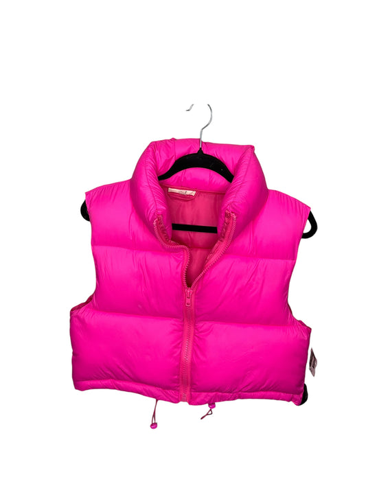 Vest Puffer & Quilted By Easel In Pink, Size: S