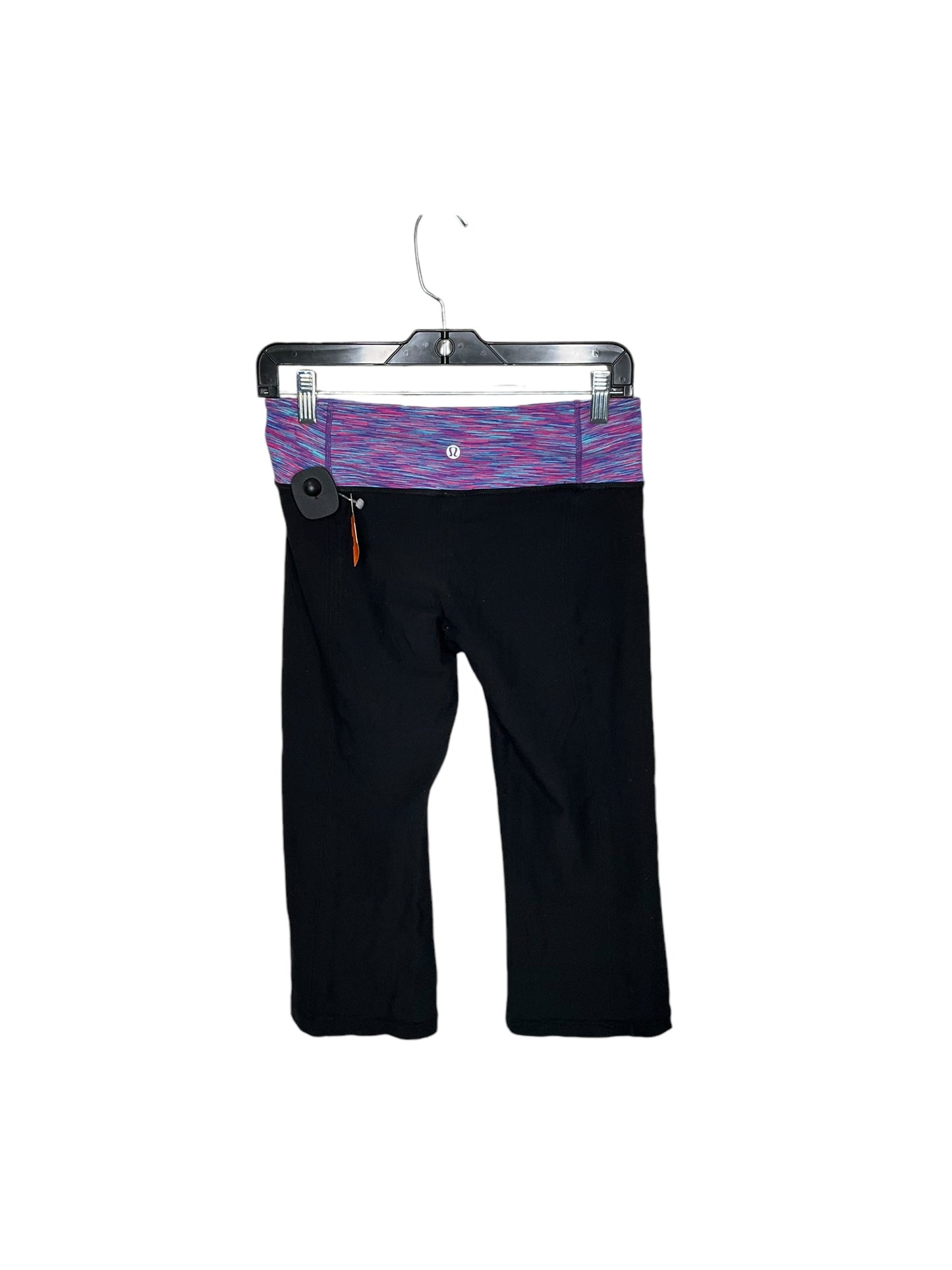 Pants Leggings By Lululemon In Black & Purple, Size: 6