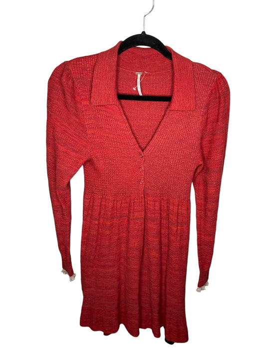 Dress Casual Midi By Free People In Red, Size: Sp