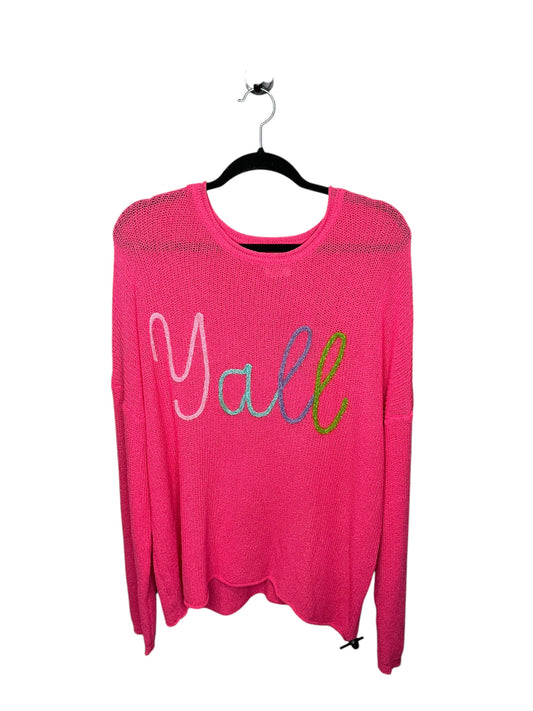 Sweater By Clothes Mentor In Pink, Size: 2x