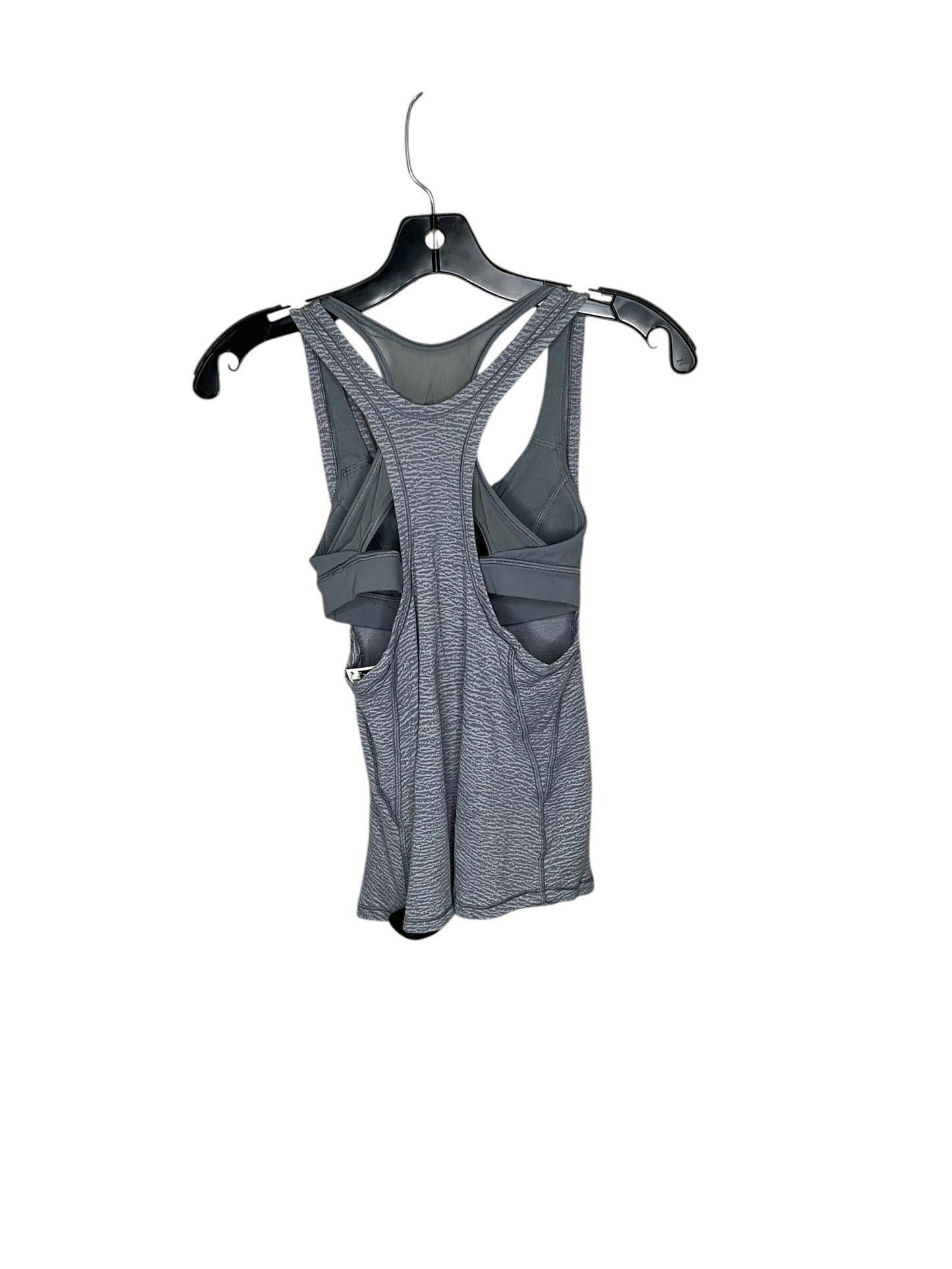 Athletic Tank Top By Lululemon In Grey, Size: Xs