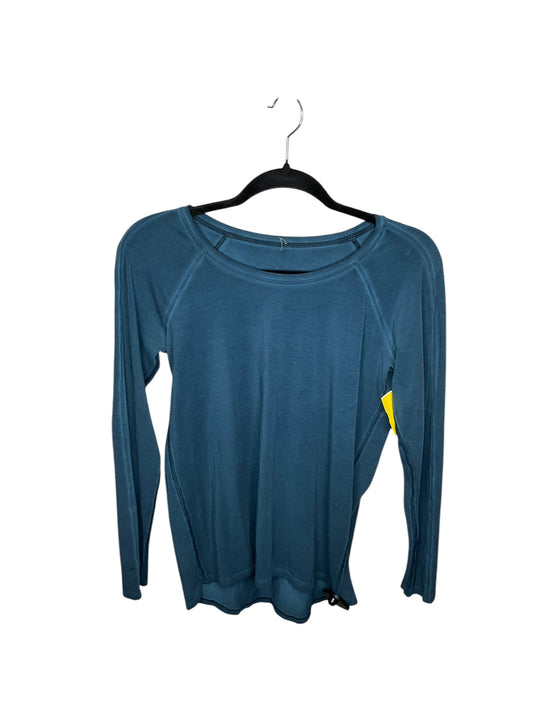 Top Long Sleeve By Lululemon In Blue, Size: S