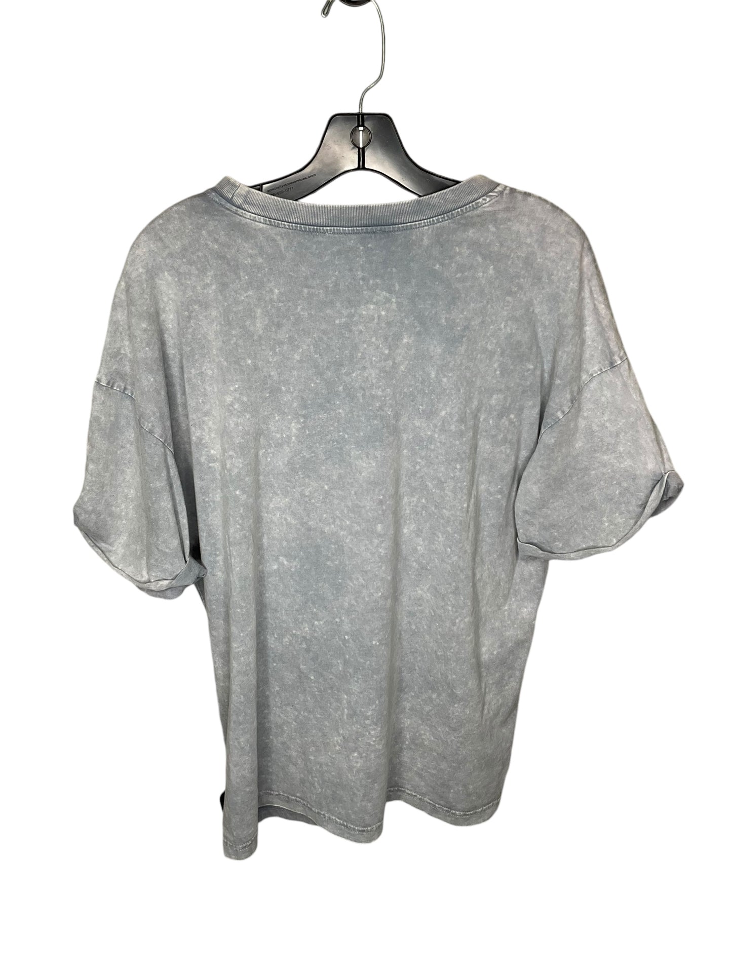 Top Short Sleeve By Zyia In Grey, Size: S