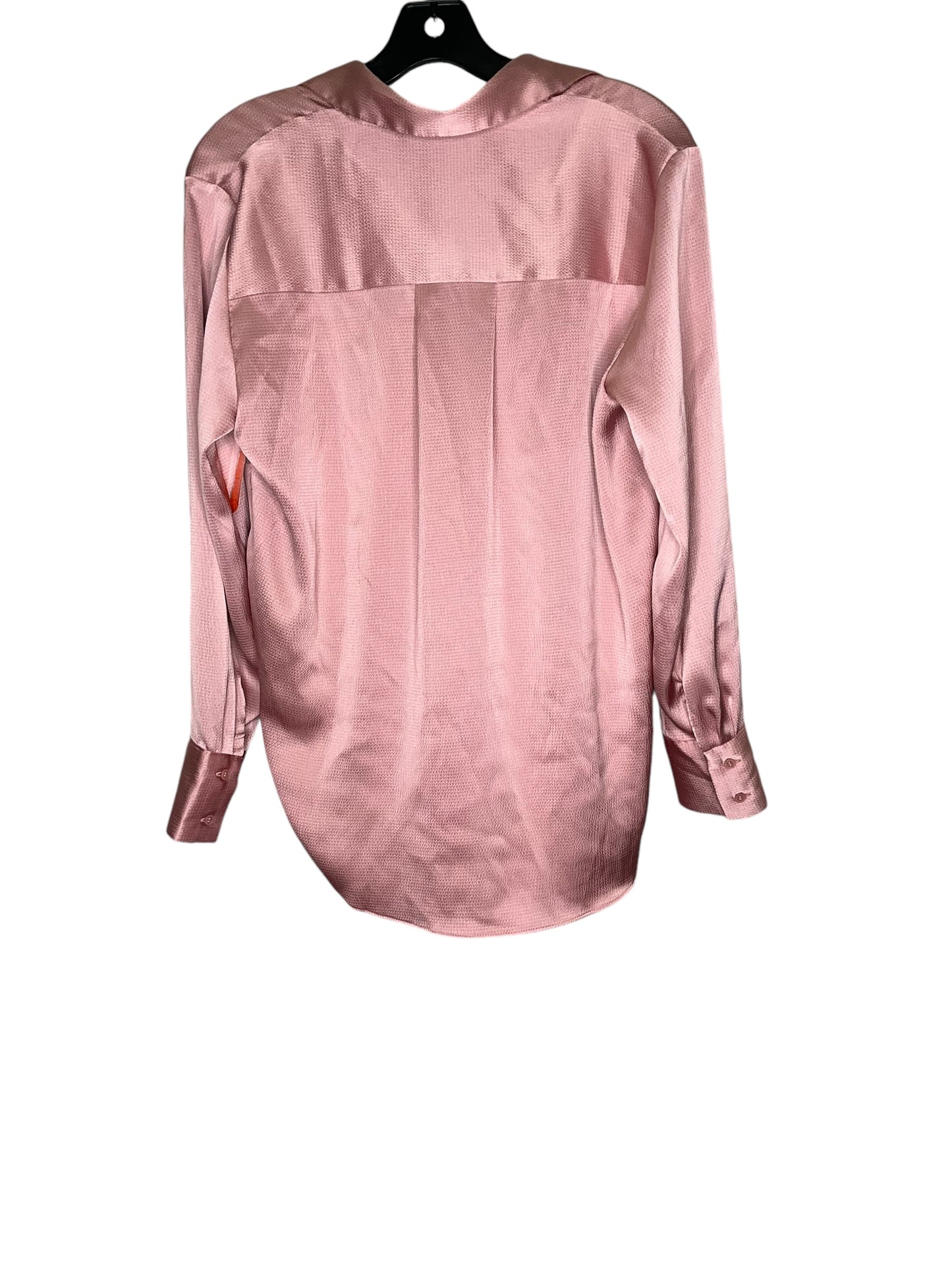 Top Long Sleeve By H&m In Pink, Size: S