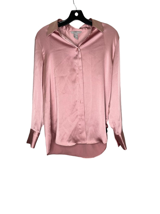 Top Long Sleeve By H&m In Pink, Size: S