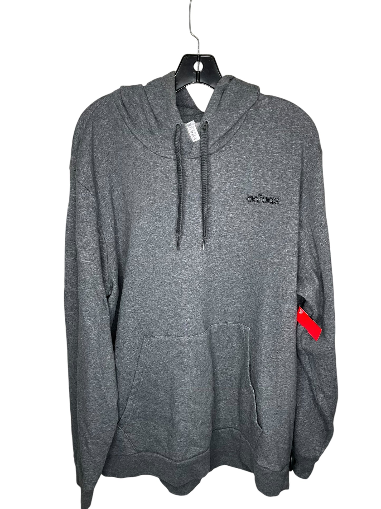 Athletic Jacket By Adidas In Grey, Size: 30