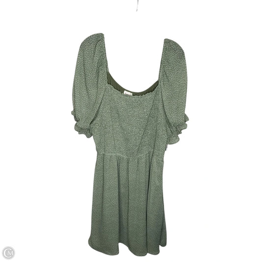 Dress Casual Short By Hayden La In Green, Size: 2x
