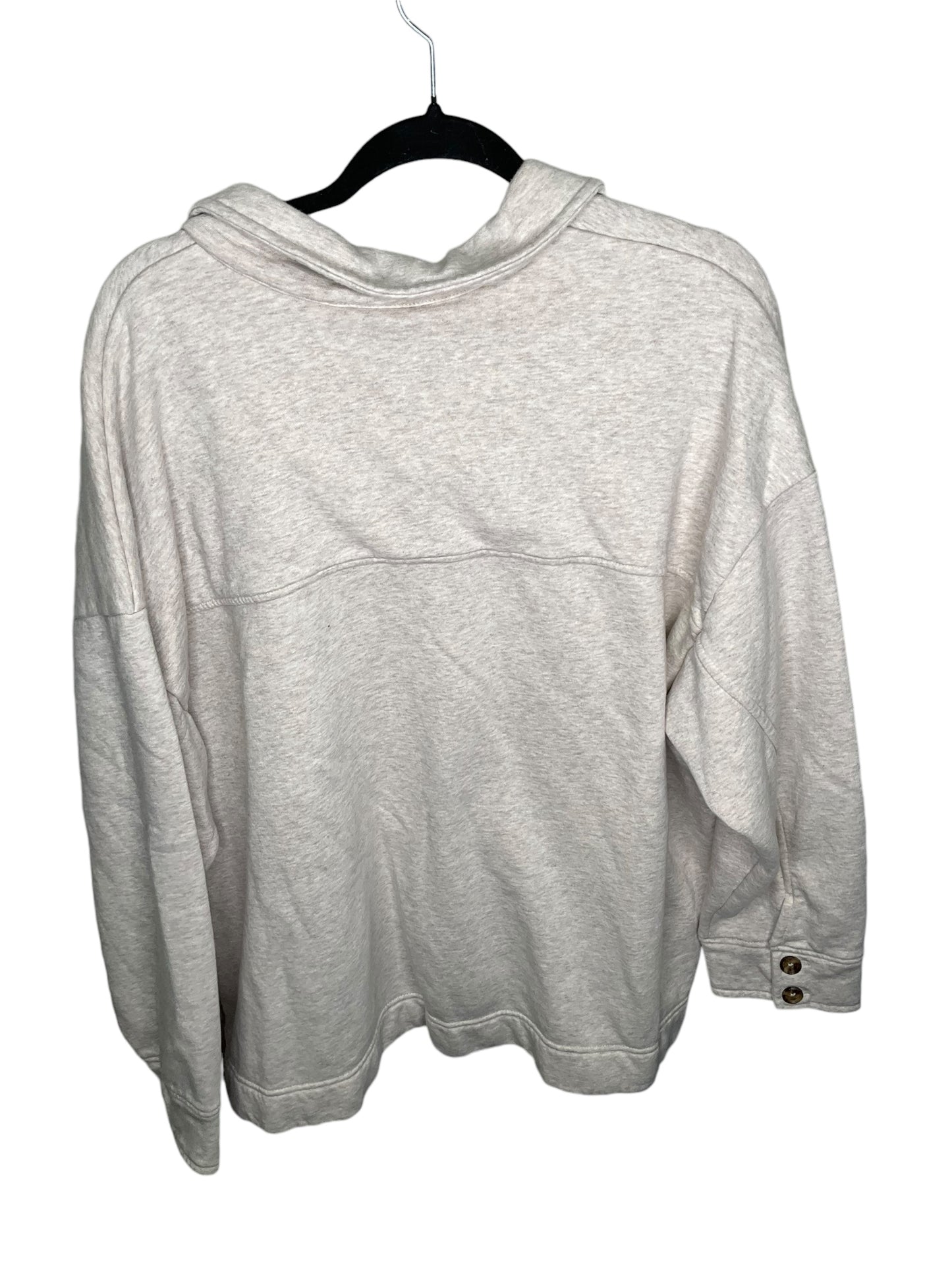 Sweatshirt Collar By Banana Republic In Beige, Size: 2x