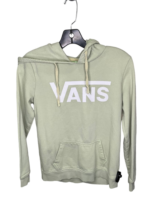 Sweatshirt Hoodie By Vans In Green, Size: Xs