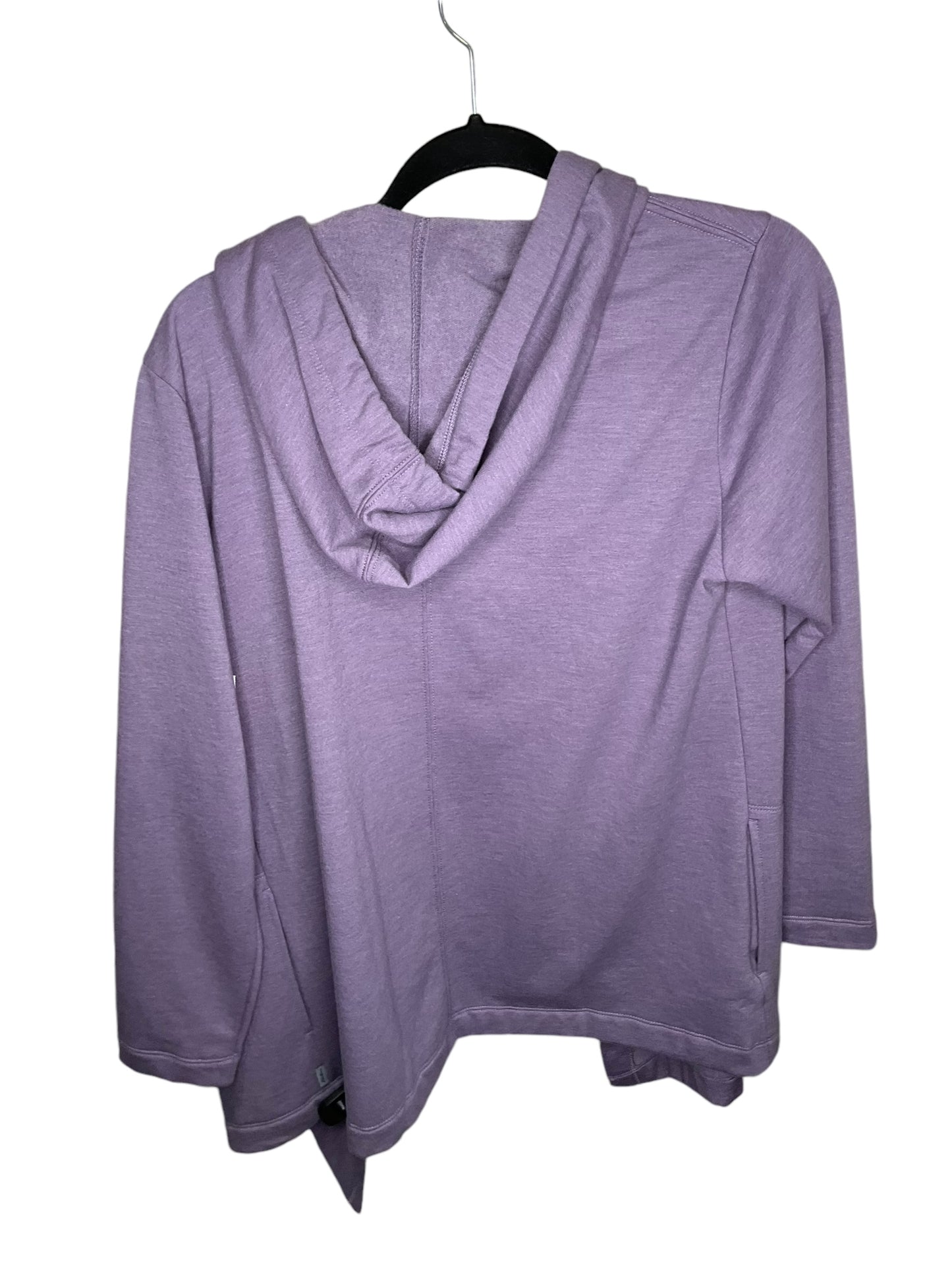 Sweatshirt Hoodie By Eddie Bauer In Purple, Size: S