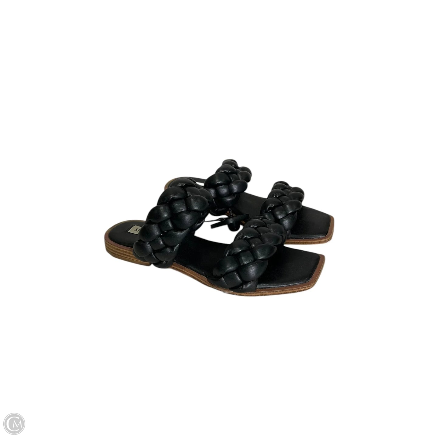 Sandals Flats By Steve Madden In Black, Size: 7