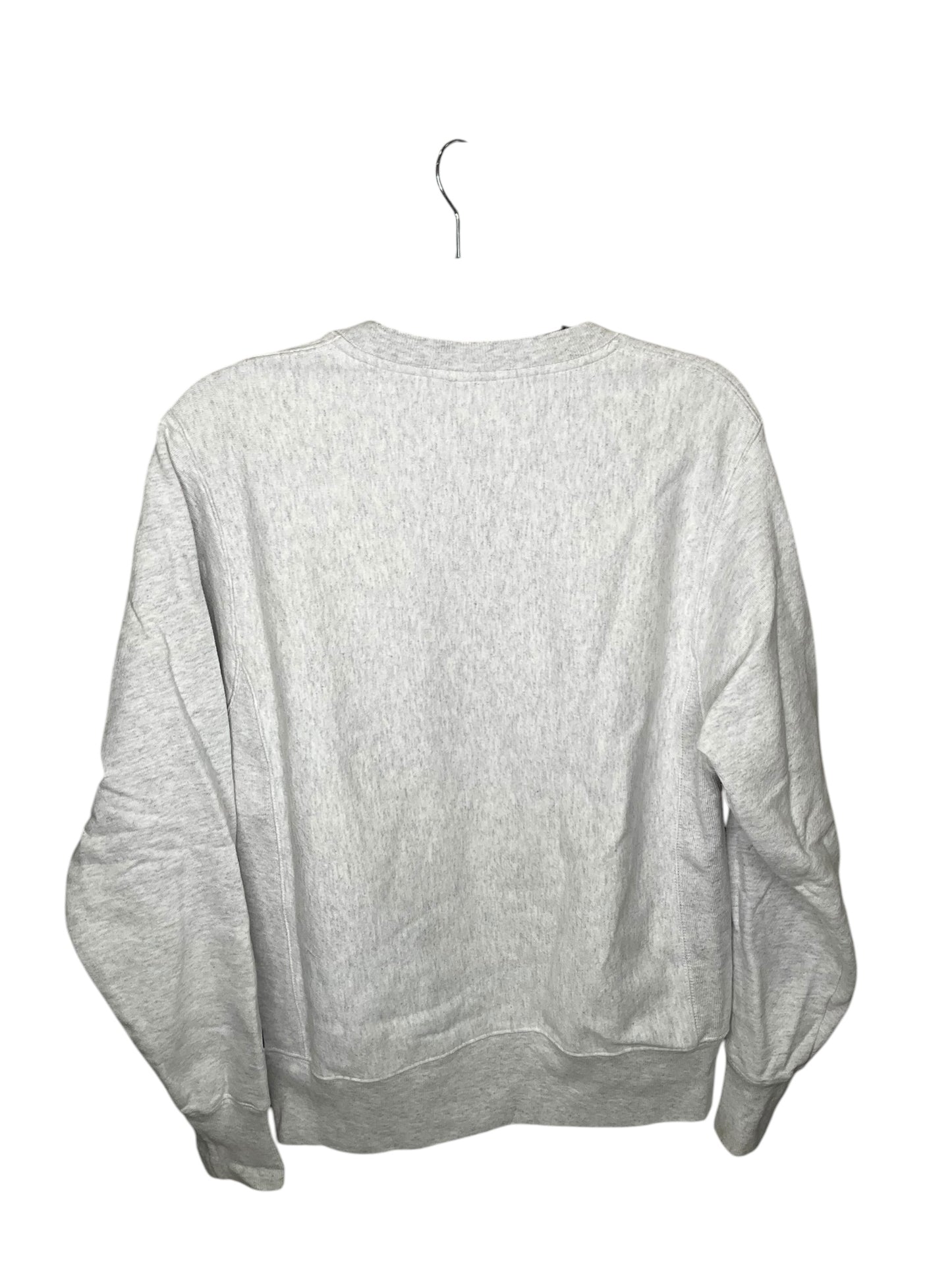 Sweatshirt Crewneck By Champion In Grey, Size: S