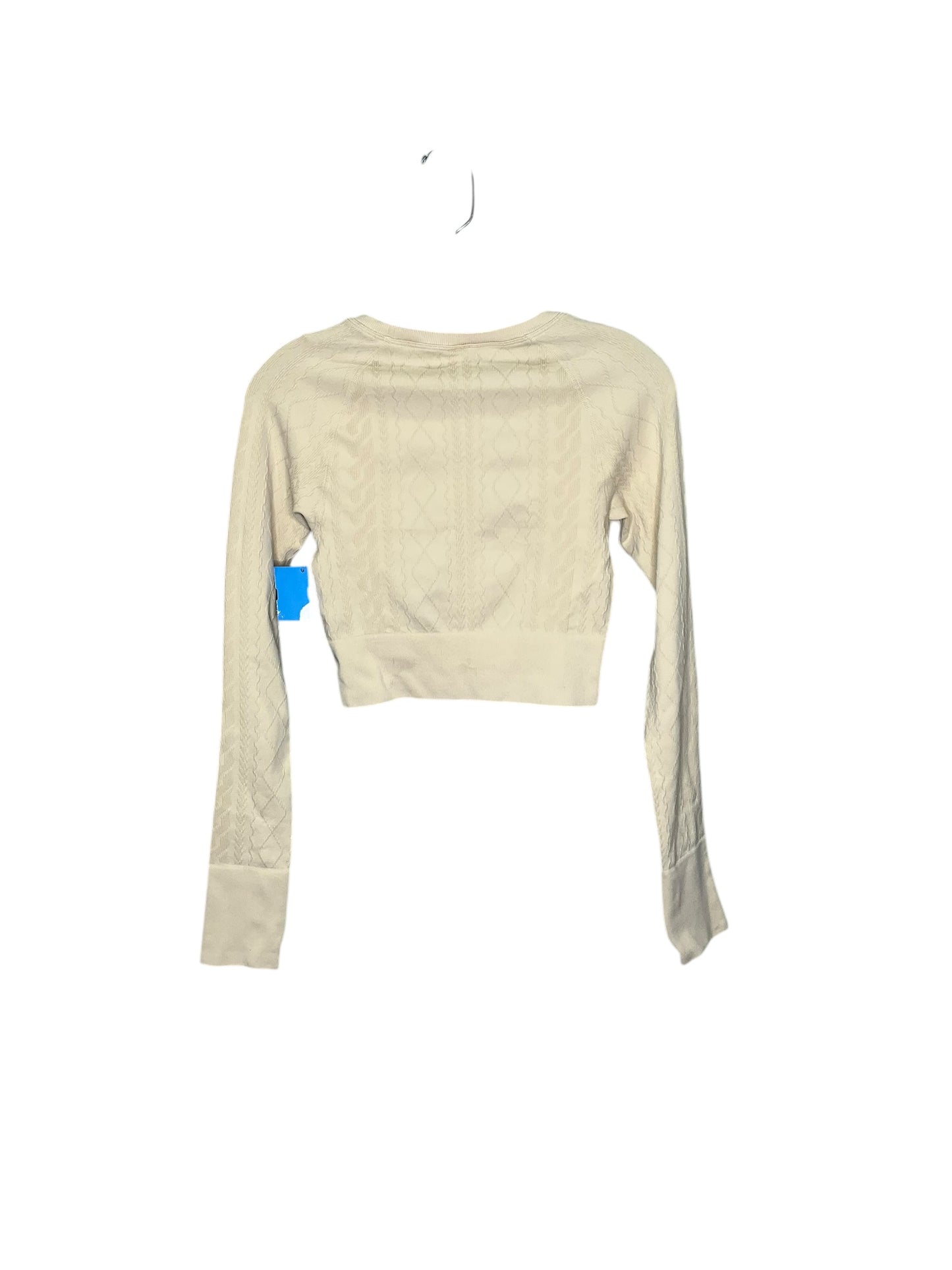 Top Long Sleeve By Clothes Mentor In Cream, Size: S
