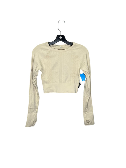Top Long Sleeve By Clothes Mentor In Cream, Size: S