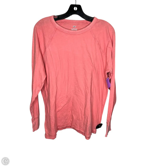 Top Long Sleeve By Aerie In Coral, Size: S