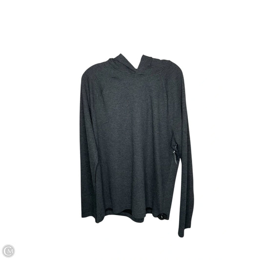 Athletic Jacket By Apt 9 In Grey, Size: Xl