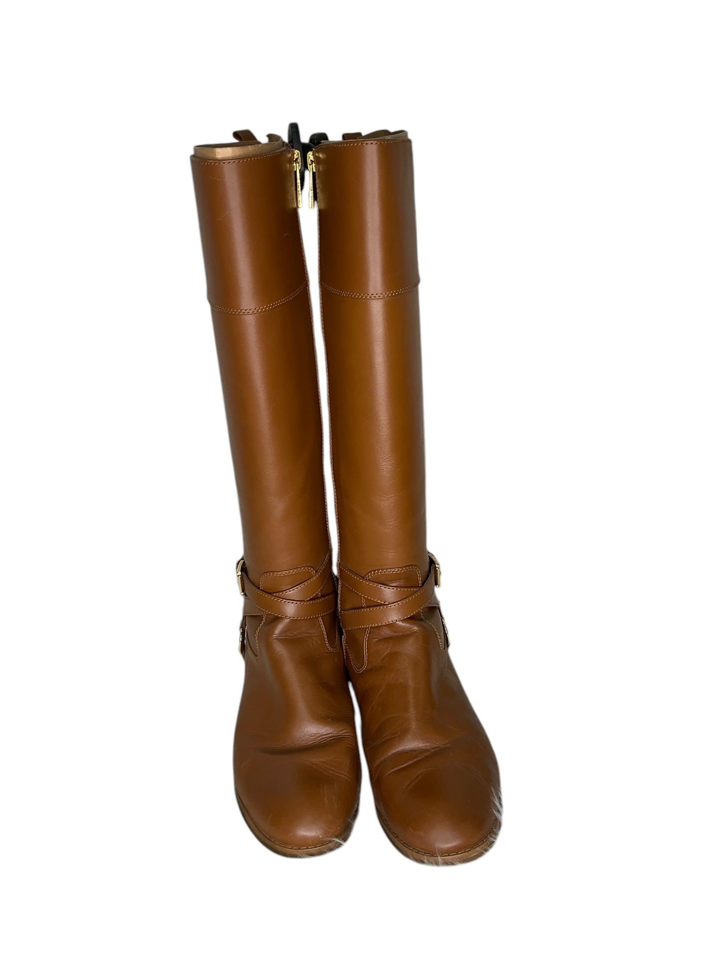 Boots Designer By Michael Kors In Tan, Size: 9