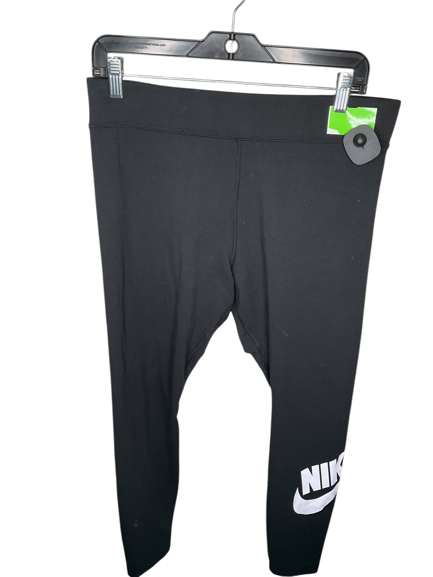 Athletic Leggings By Nike In Black, Size: Xl