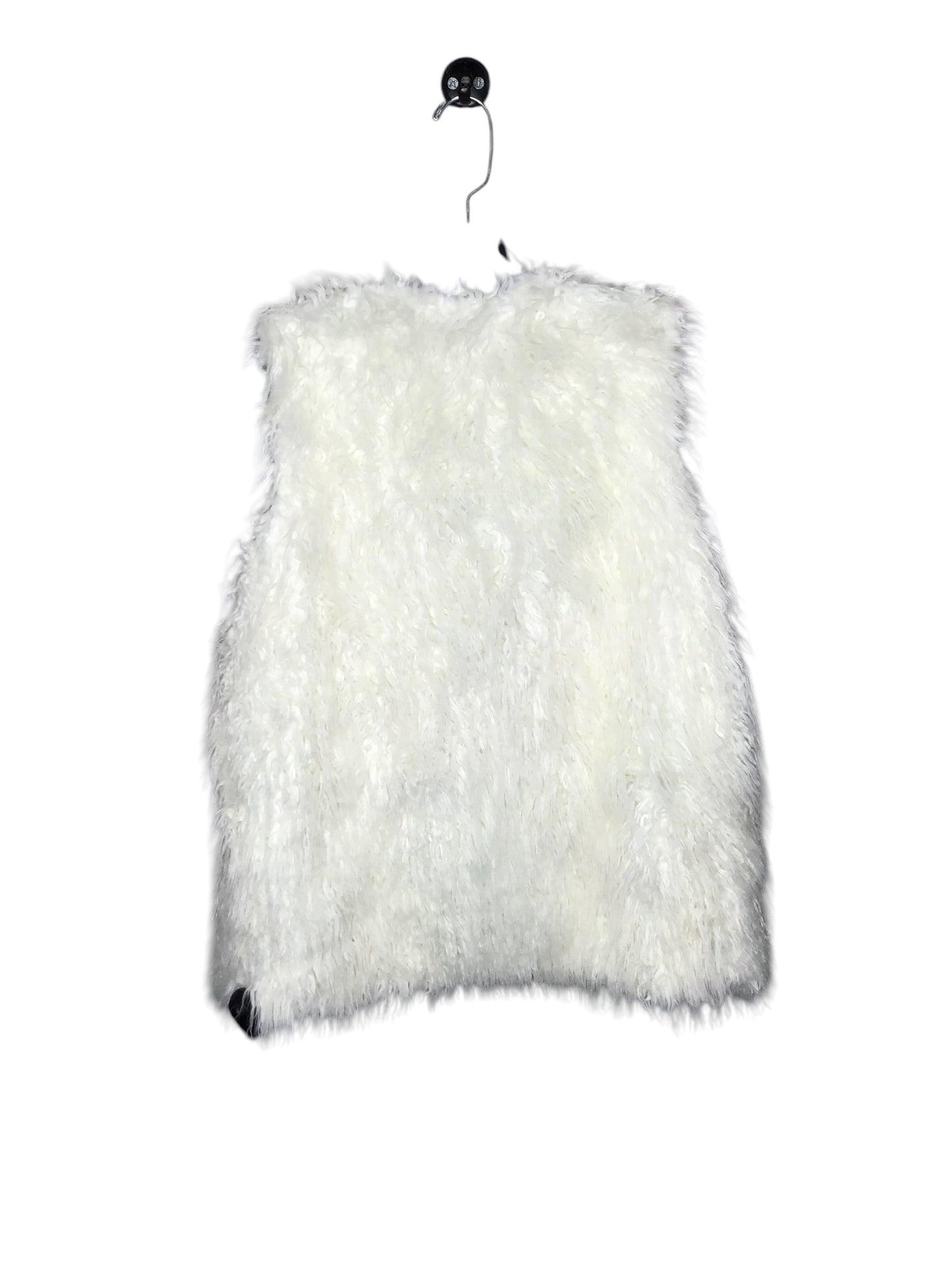 Vest Faux Fur & Sherpa By Clothes Mentor In White, Size: Osfm
