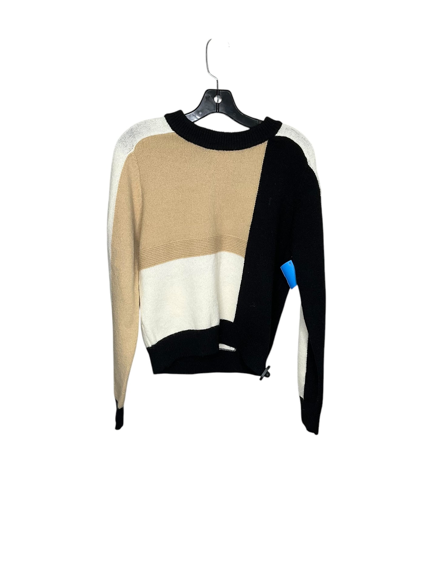 Sweater By Versona In Black & Tan, Size: S