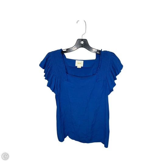 Top Short Sleeve By Maeve In Blue, Size: 6