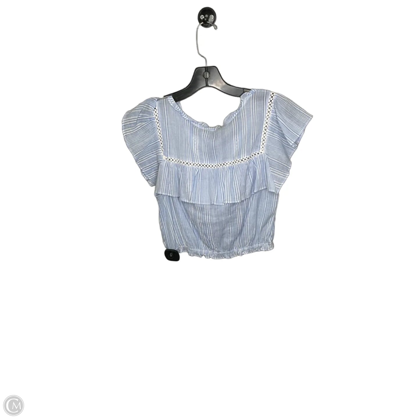 Top Short Sleeve By Very J In Blue, Size: M