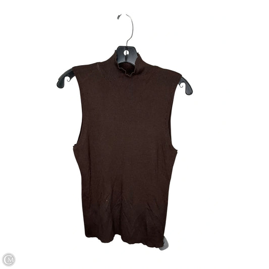 Top Sleeveless By Madewell In Brown, Size: Xl