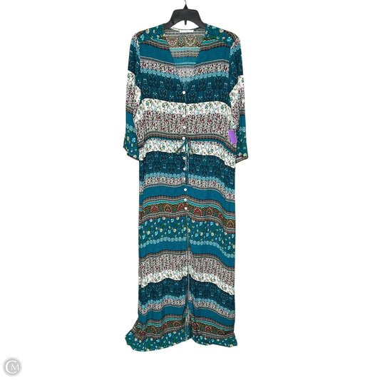 Dress Casual Maxi By Clothes Mentor In Floral Print, Size: Medium