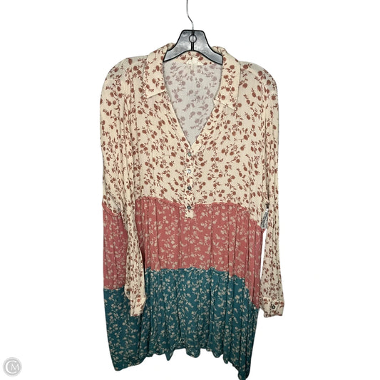 Dress Casual Midi By Clothes Mentor In Multi-colored, Size: 2x