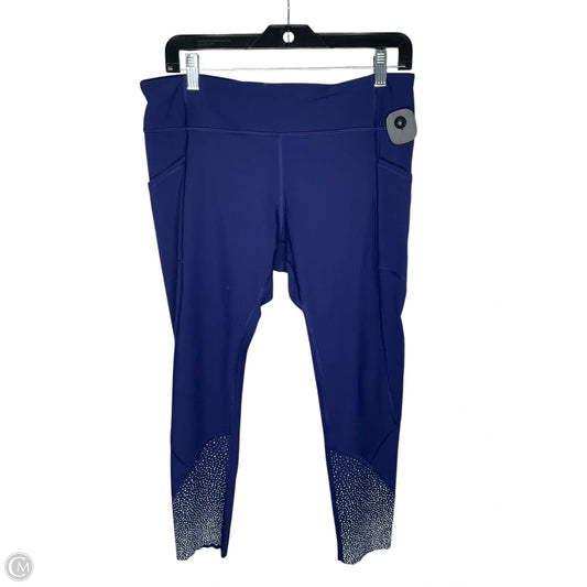 Athletic Leggings By Lululemon In Navy, Size: 8