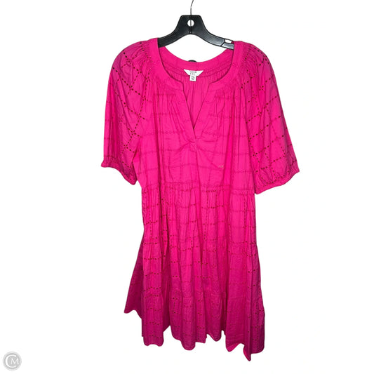 Dress Casual Midi By Crown And Ivy In Pink, Size: Xlp