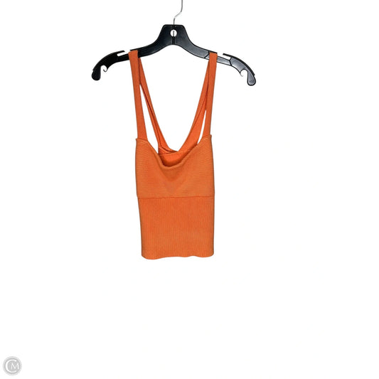 Top Sleeveless By Abercrombie And Fitch In Orange, Size: Xl