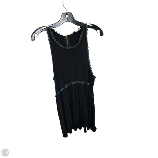 Top Sleeveless By Pol In Black, Size: L