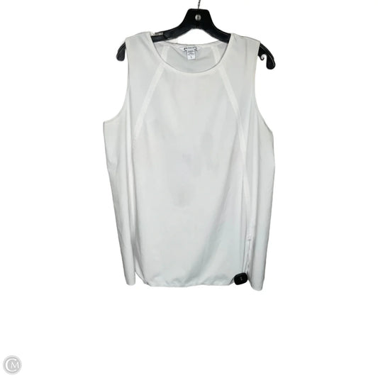 Athletic Tank Top By Athleta In White, Size: L