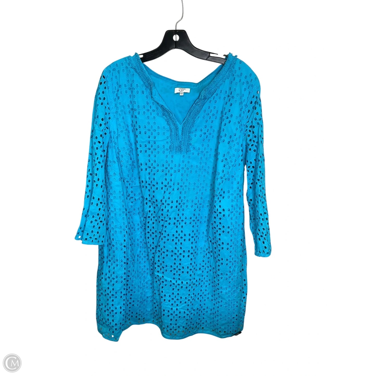 Dress Casual Midi By Crown And Ivy In Blue, Size: 18