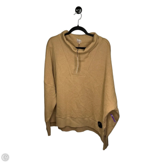 Sweater By Calia In Tan, Size: Xxl
