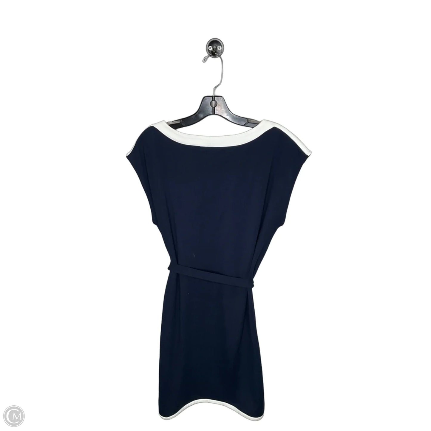 Dress Casual Midi By Tommy Hilfiger In Blue & White, Size: L