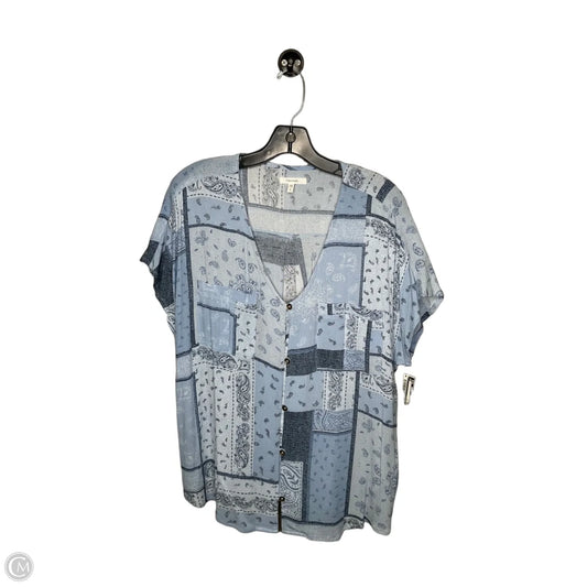 Top Short Sleeve By Maurices In Multi-colored, Size: Xl