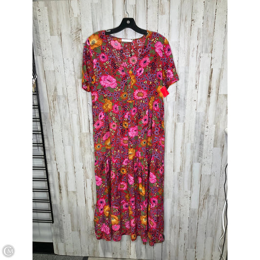 Dress Casual Maxi By Clothes Mentor In Multi-colored, Size: Xl