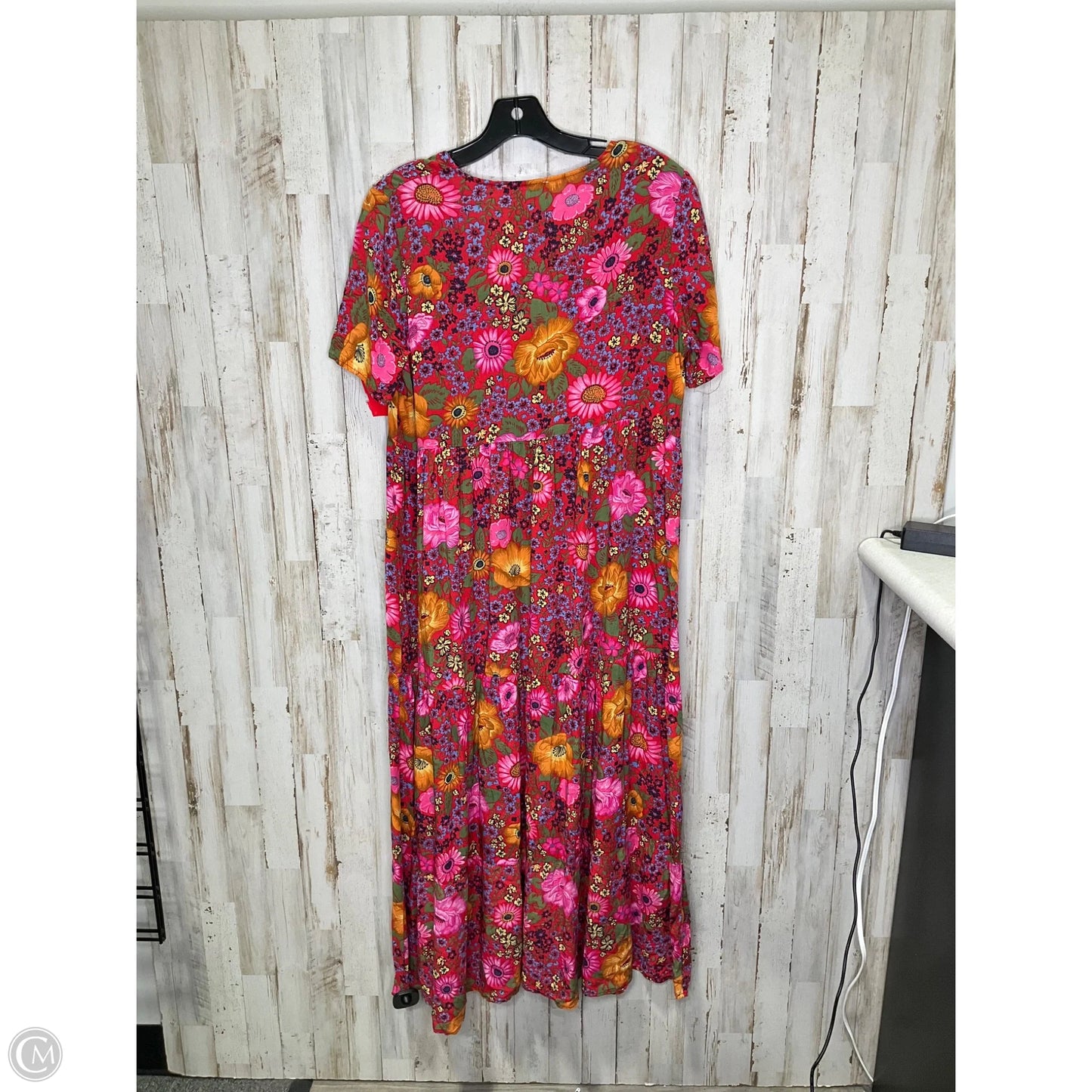 Dress Casual Maxi By Clothes Mentor In Multi-colored, Size: Xl