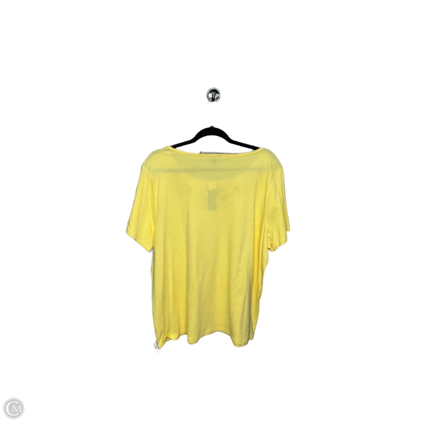 Top Short Sleeve By Talbots In Striped Pattern, Size: 3x