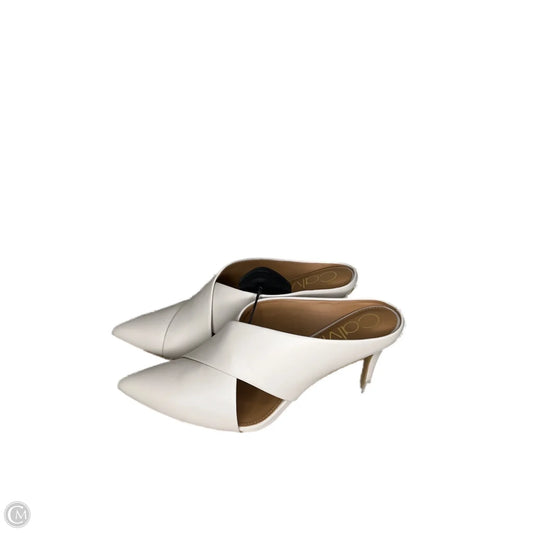 Shoes Heels Kitten By Calvin Klein In White, Size: 8