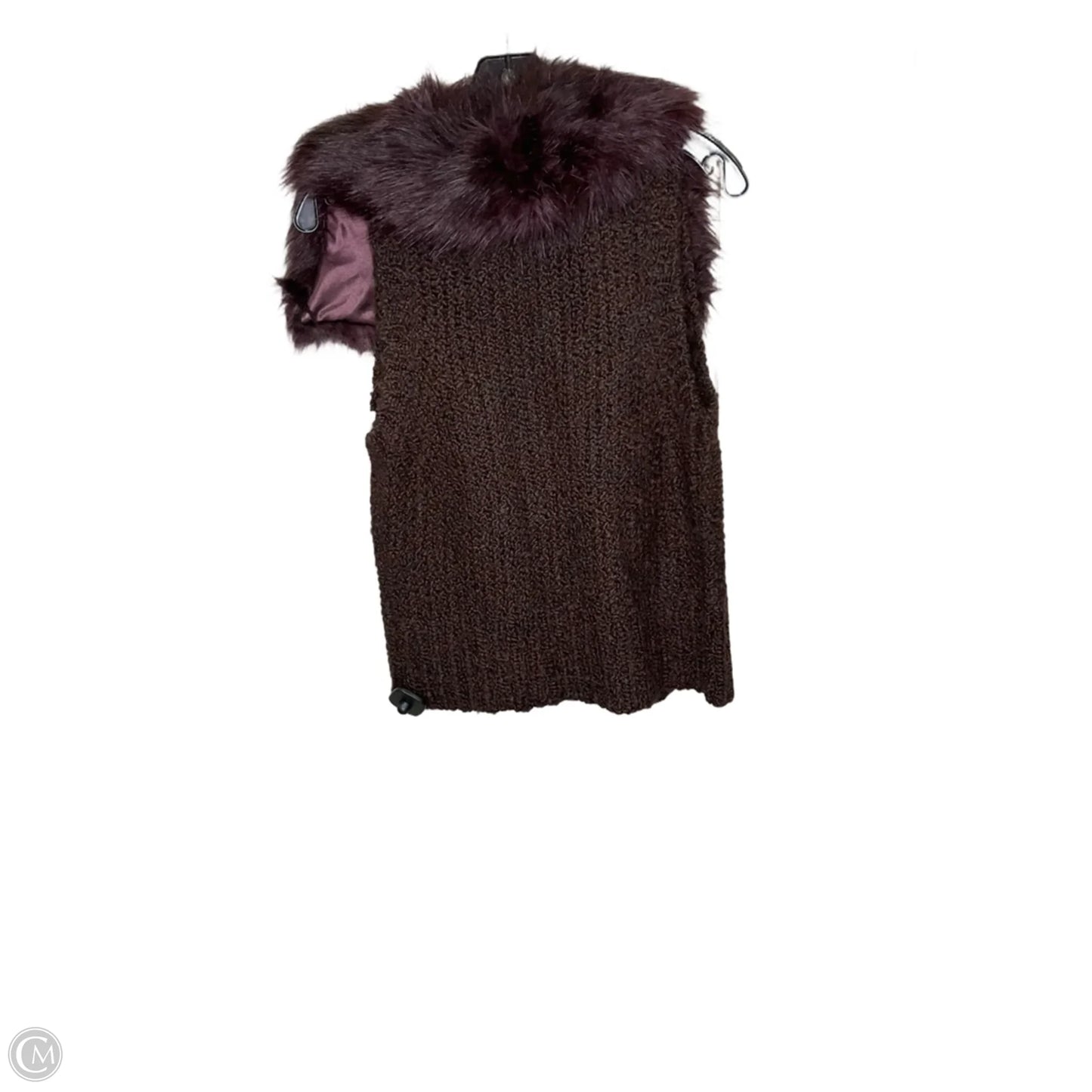 Vest Sweater By Loft In Brown, Size: Xs