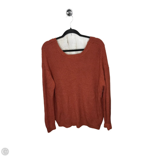 Sweater By Main Strip In Orange, Size: S