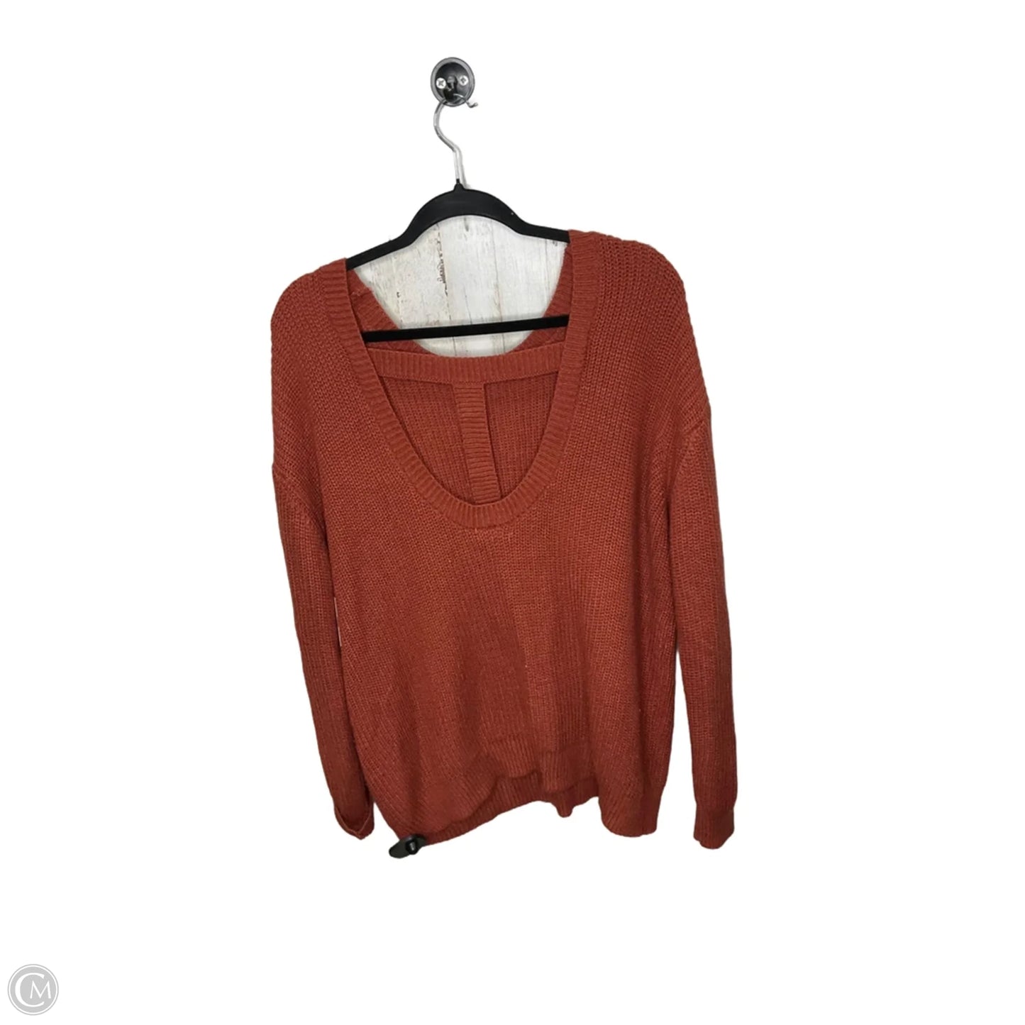 Sweater By Main Strip In Orange, Size: S