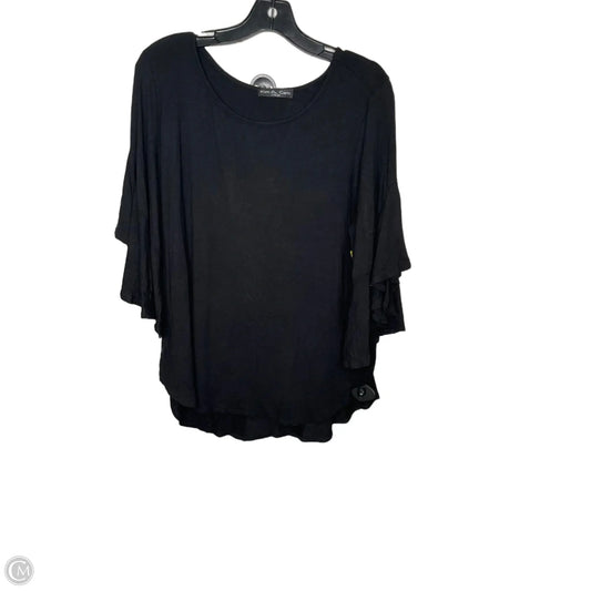 Top Long Sleeve By Kim & Cami In Black, Size: Xl
