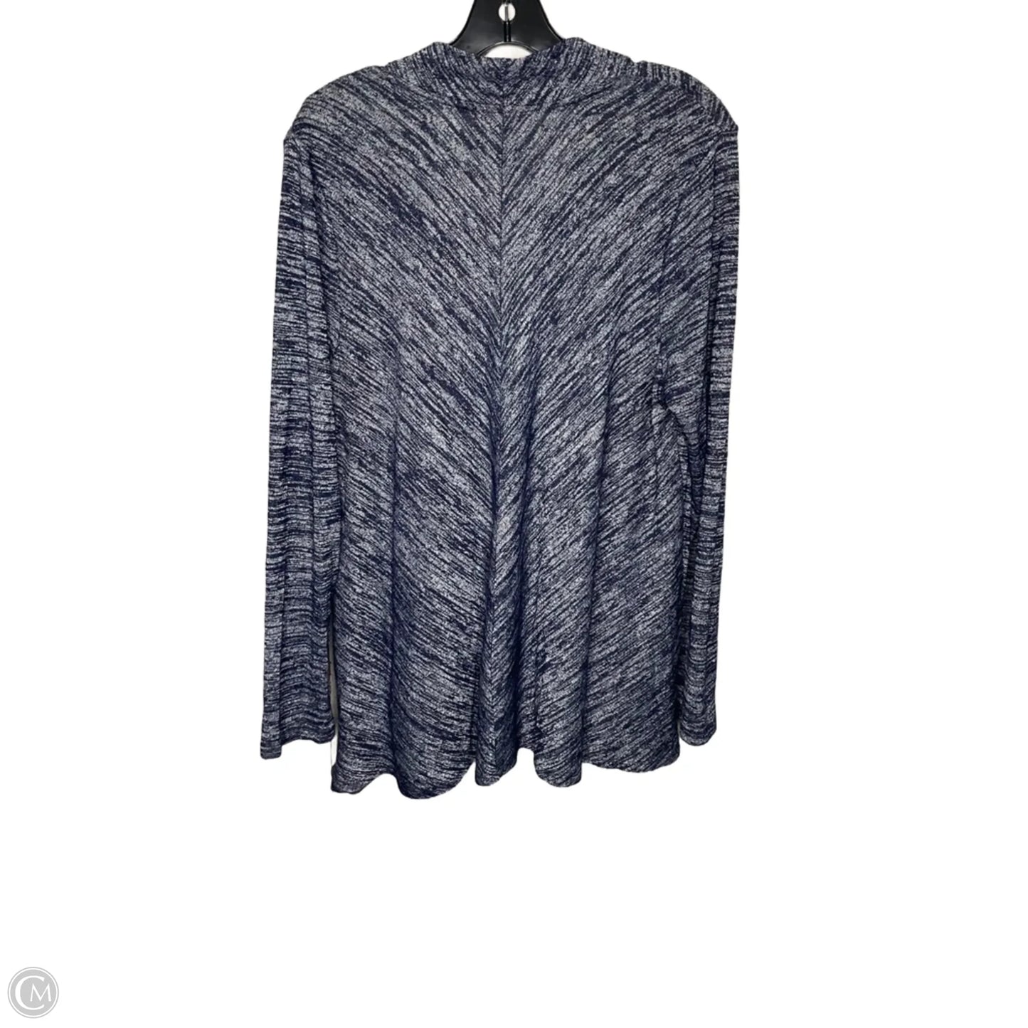 Top Long Sleeve By Dana Buchman In Blue, Size: Xl